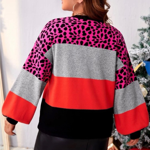 Leopard Print Sweater - Picture 4 of 5